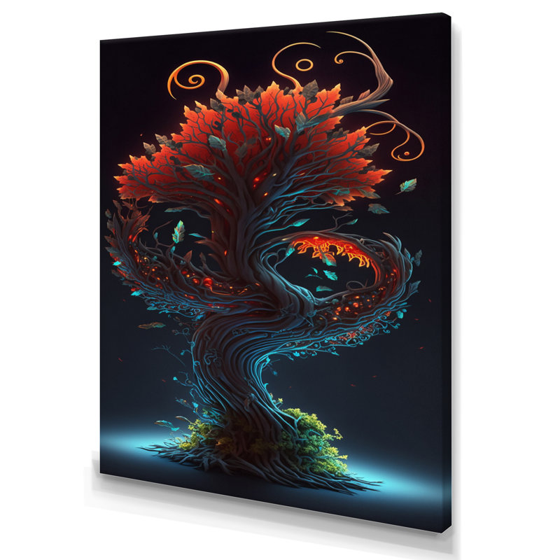 Bonsai I - reproduction sur toile, H 32 po x l 24 po x P 1 po, Toile tendue