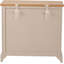 85cm Solid Wood Top Console Table