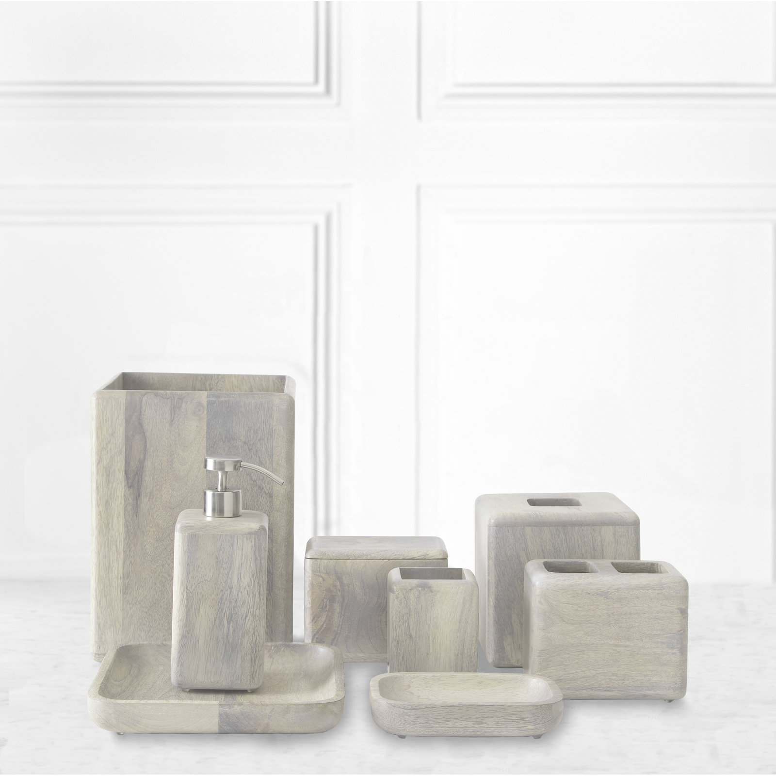 Alethea Wood Toothbrush Holder