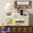 Nightstand with Charging Station & LED Lights, 23'' Wide Heavy-Duty Modern End Table with 2 Drawers & Thickened Top, Bedside Table for Bedroom, Living Room-1750189356-1750189395