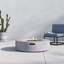 Rashid 12" H Fiber Reinforced Concrete Outdoor Fire Pit Table-1814874164-1823875045