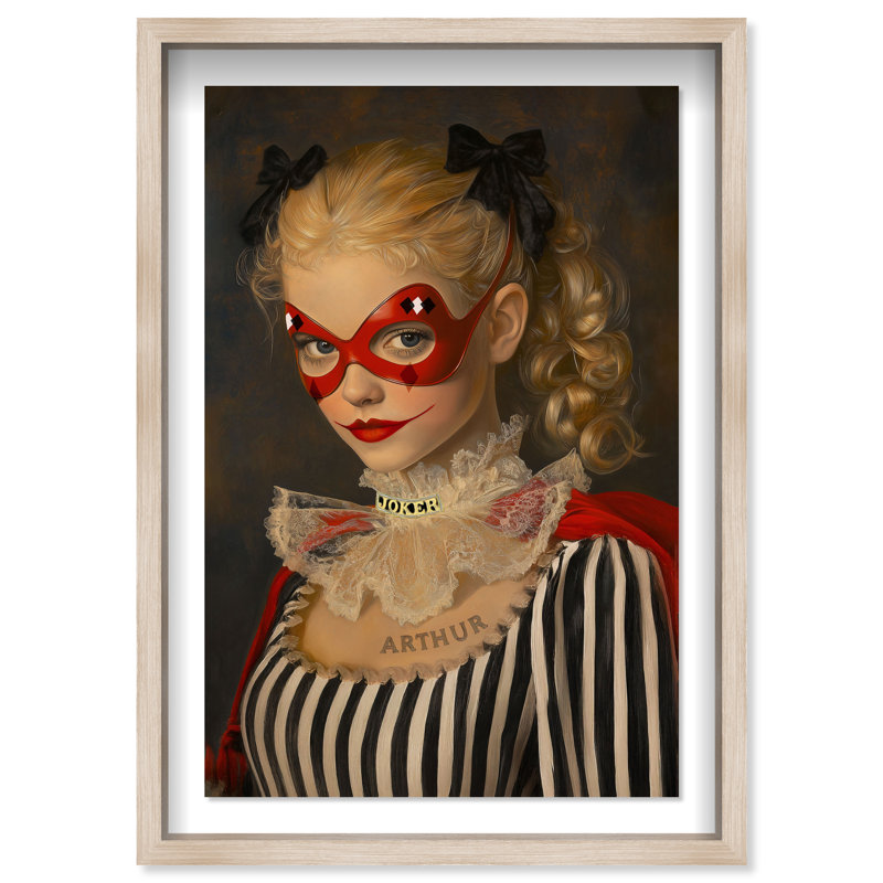 Lace and Trickery Canvas Movies and Television Print by Oliver Gal, 16.5"H x 11.5"W, Black Frame