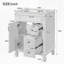 Meuble-lavabo 24 po avec lavabo en céramique, petite armoire de salle de bain moderne, 2 tiroirs et tablette réglable-736108868-737589922