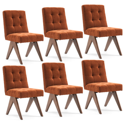 Chaise d'appoint rembourrée en lin Turfed
