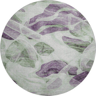 Premium Machine Washable Mayfield AMF1863 Abstract Rug