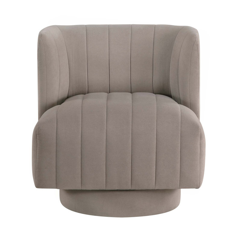 Chaise d'appoint rembourrée Modern, Taupe