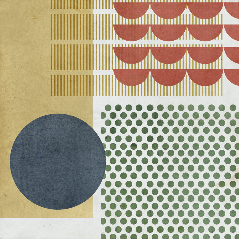 Soleil Rouge VI by Melissa Wang - Wrapped Canvas Print, 122cm H x 122cm W