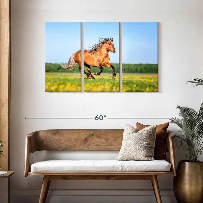 Cheval Bramom Palomino, H 28 po x l 45 po