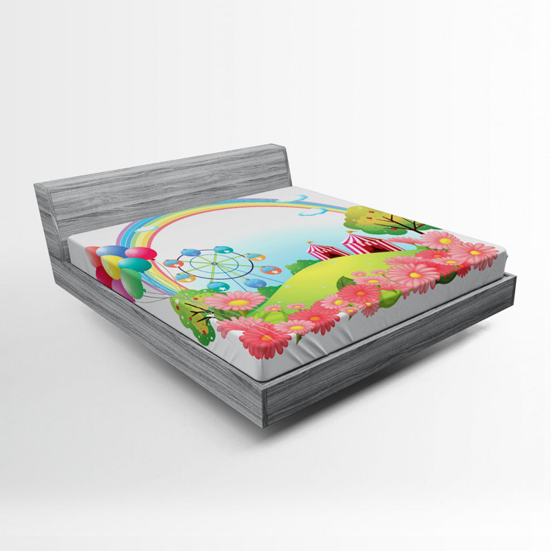 Circus Microfiber Fitted Sheet, Full Fitted Sheet