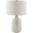 Ceramic Table Lamp with Linen Drum Shade-852160075
