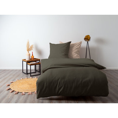 Aristeu Solid Colour Duvet Cover Set with Pillowcases