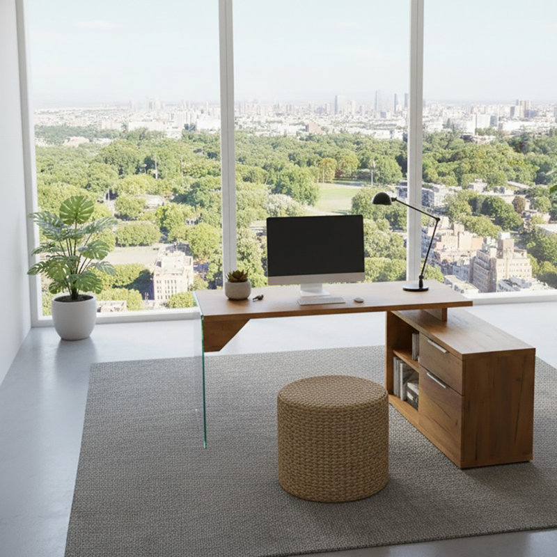 Bindschatel L-Shaped Writing Desk