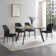 Isaure 5-Piece Rectangular Dining Table Set with MDF Table and 4  Dining Chairs