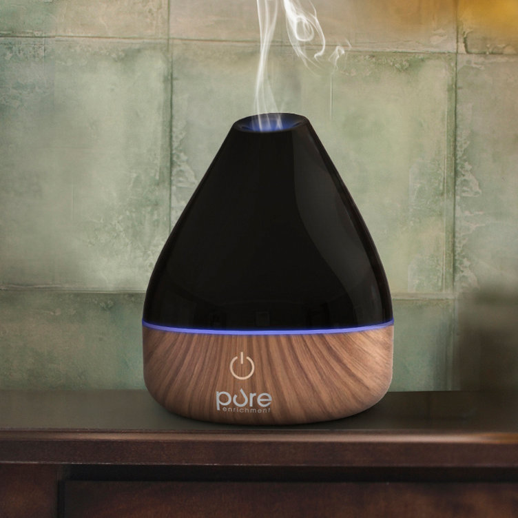 Diffuseur d'huiles naturelles aromathérapie PureSpa, Noir