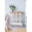 Console avec plateau en bois brun