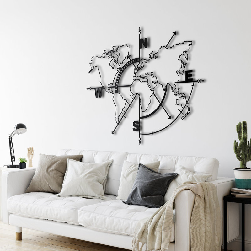 Décoration murale, H 36 po x l 47 po x P 0,6 po