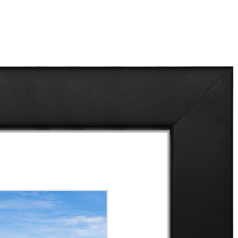 Cadre photo Carbondale en bois noir pour photos 4 x 6