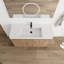 Meuble-lavabo simple 47,54 po avec plateau en résine Mariko
