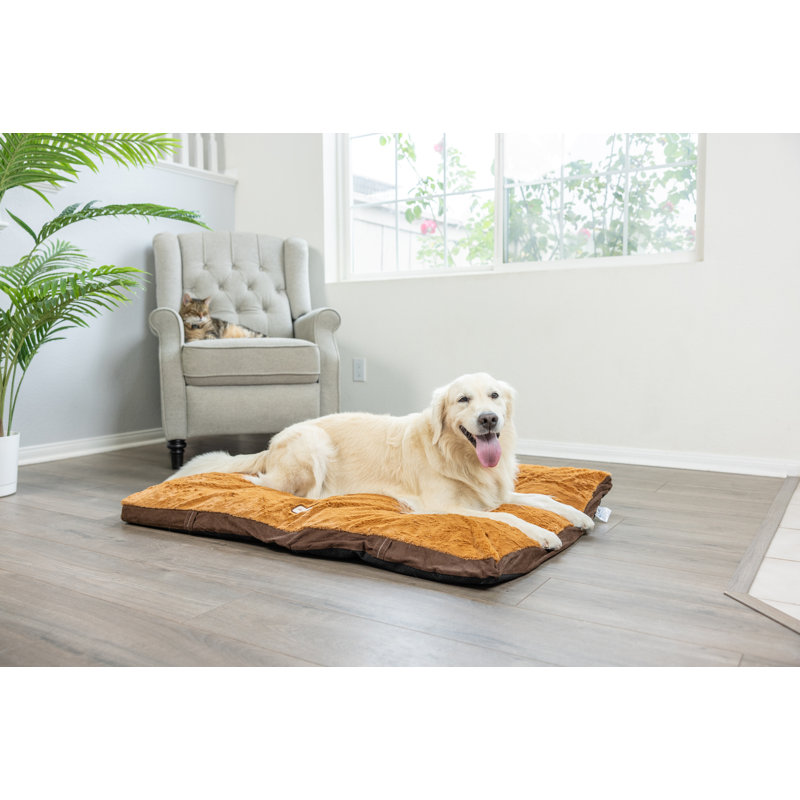 Coussin pour chien moka, Très grand (l 47 po x P 36 po x H 4,5 po)