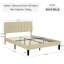 Shasta Upholstered Beds, Modern Platform Bed Frame with Adjustable Headboard, Wooden Slats Support, No Box Spring Needed-102529392-125185140
