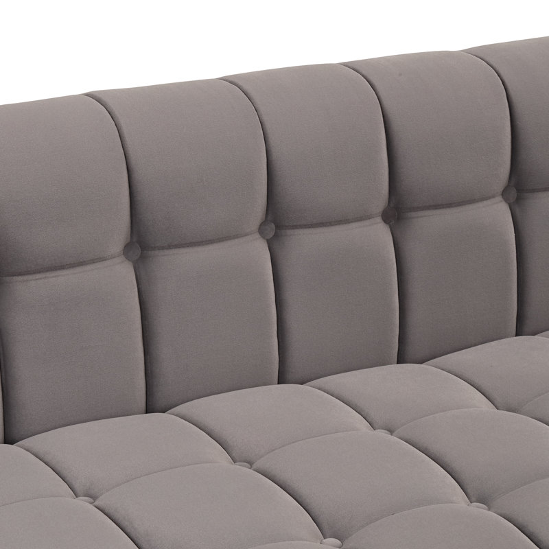 Upholstered 63'' Loveseat, Gray
