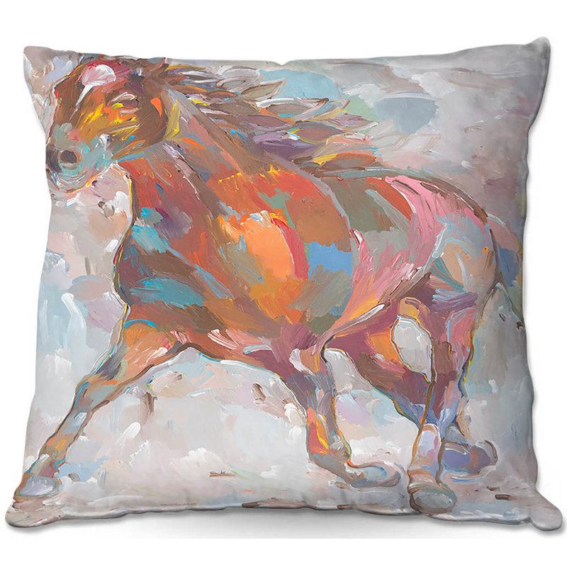 Reversible Throw Pillow, 16" x 16"