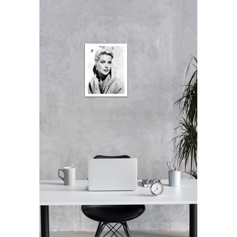 Grace Kelly: Superbe élégance dans le studio 31 po x 44 po Open Edition sans cadre, Unframed, L 8 po x H 10 po