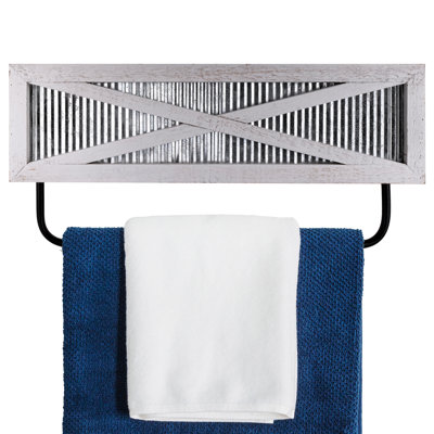 Barn Door Wall Mounted Rustic Towel Rack