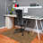 Leopard 35 in. x 47 in. 9 to 5 Desk Chair Mat