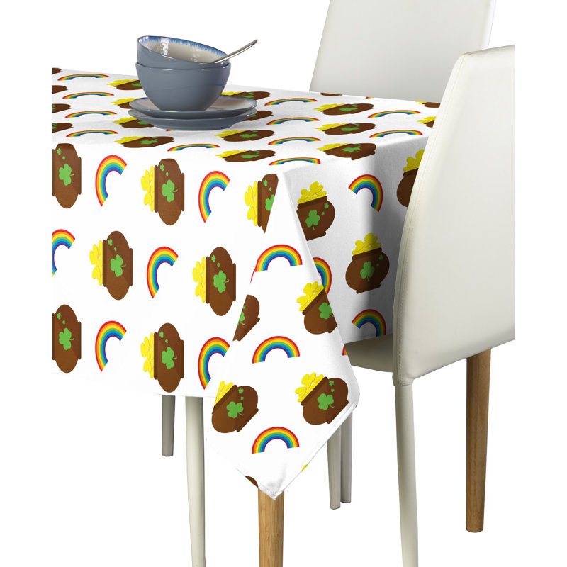 Elswick Geometric Tablecloth, 104" L x 60" W