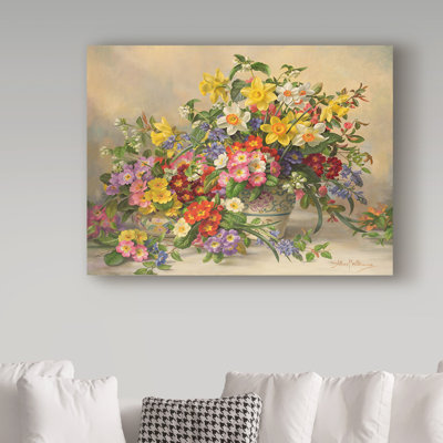 " Spring Flowers And Poole Pottery "