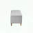 Rectangular Soft Close Storage Bench with Grey Finish