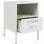 Bedside Cabinet 36x39x50,5 cm Steel-17543098