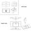 Marchall 36'' Single Bathroom Vanity with Quartz Top-1493570951