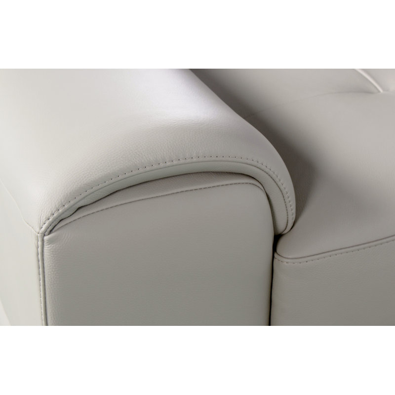 Fauteuil Tourad, Grey Leather Match