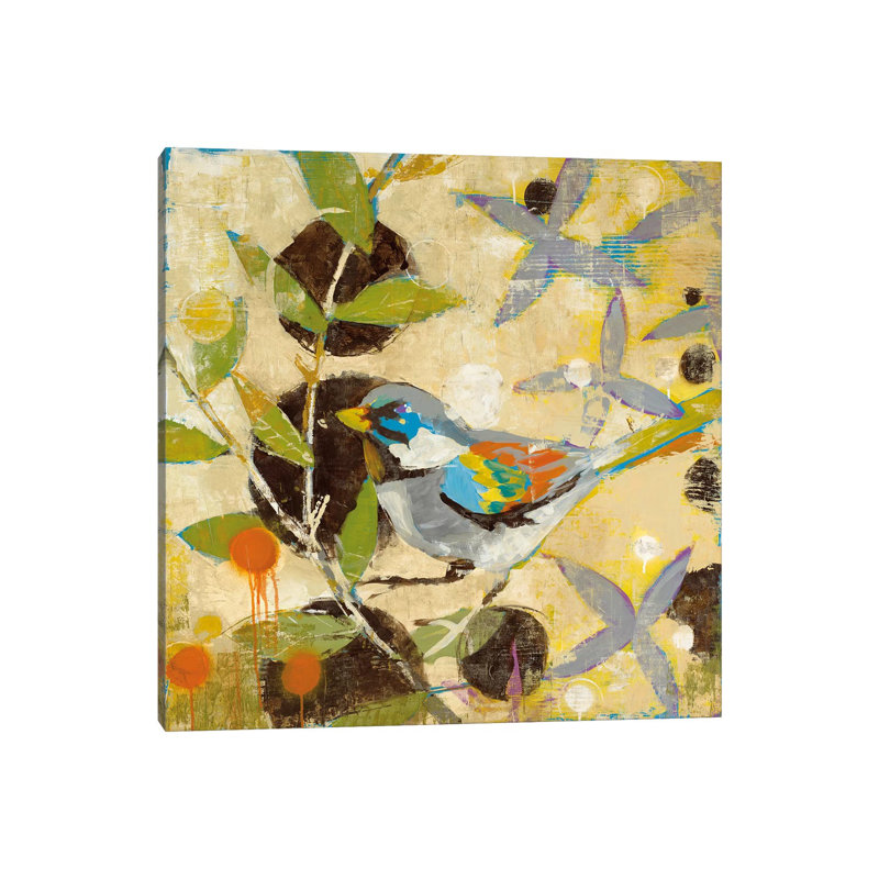 Flew The Coop I by Liz Jardine - Wrapped Canvas Painting, 30.48 cm H x 30.48 cm W