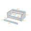 Grand lit de jour rembourré avec lit gigogne simple TG-1959920796