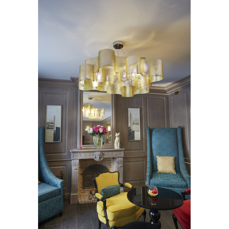 Nuage 5 - Light Chandelier, 12" H x 19" W x 31" D