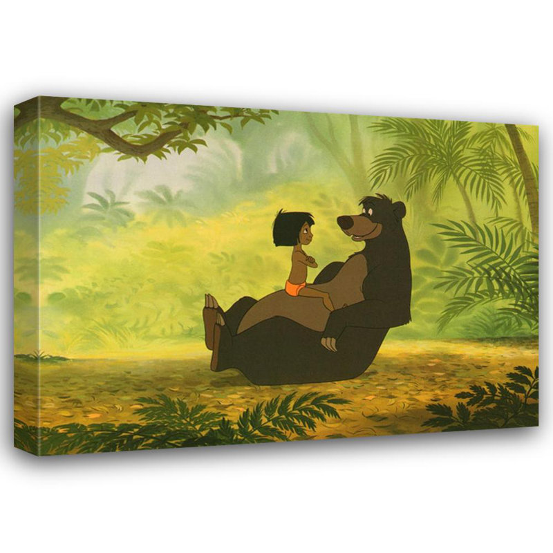 Mowgli et Baloo, H 13 po x l 18 po