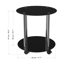 Markesan Glass Top End Table