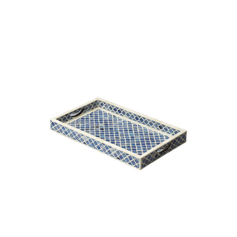 Meknes Bone Inlay Serving Tray