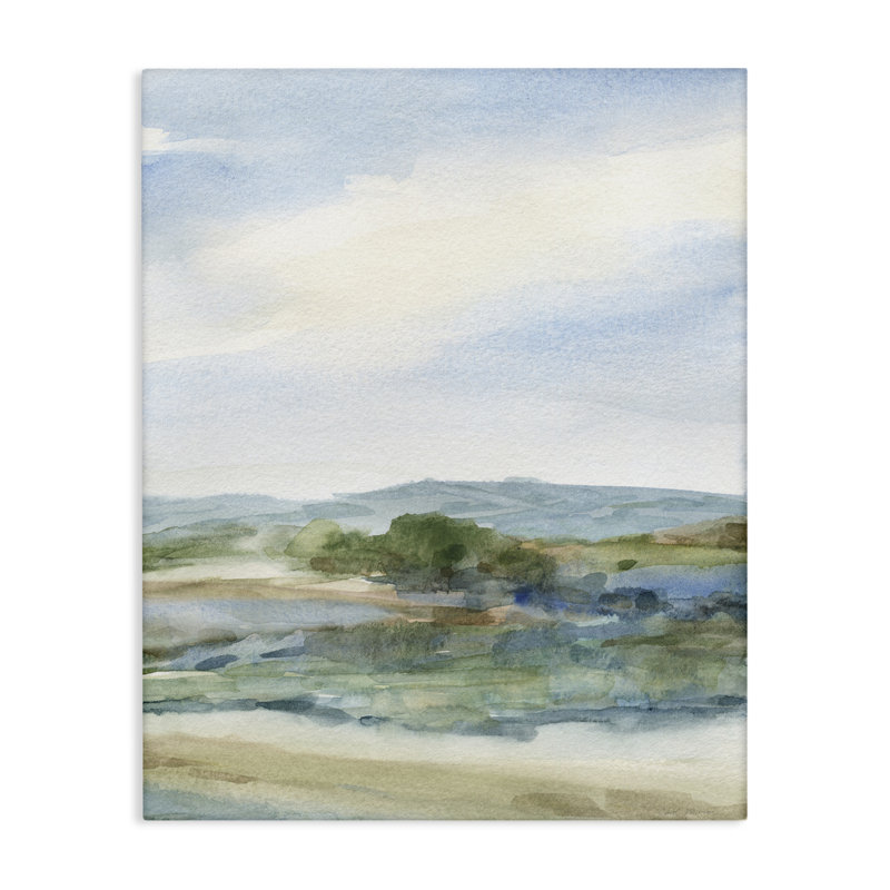 Art mural sur toile Hills in Nature Scenery, design par Carol Robinson, H 48 po x l 36 po