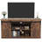 Ben Tv Stand For Tvs Up To 65" With Double Sliding Barn Doors And Storage Cabinets-655923015