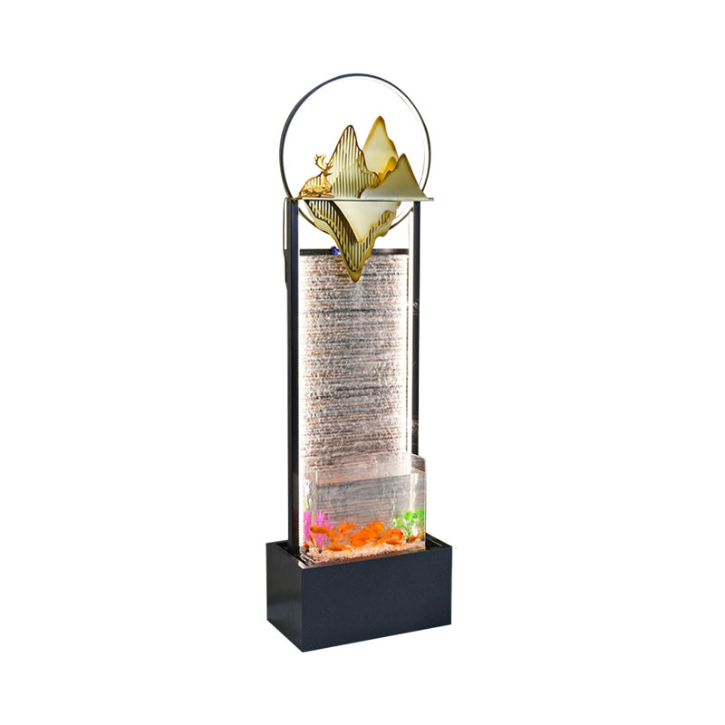 Iron+stone Freestanding Fish Tank
