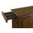 11-Drawer Bedroom Dresser With Mirror Brown Cherry