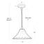 Luminaire suspendu en céramique Cally-38455978