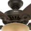 Ventilateur de plafond 52 pales standard 52 po avec chaîne de traction et ensemble d'éclairage inclus Builder Deluxe-12031364