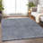 Premium Machine Washable Prisco Blue Rug-1356685305