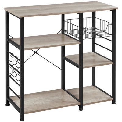 Finck Multifunctional Kitchen Island with Manufactured Wood Top