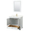 Ensemble de meuble-lavabo simple autoportant 36 po avec plateau en quartz Deborah-98089351-98089353-98089356